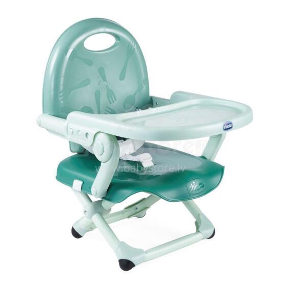 CHICCO 07079340760000 POCKET SNACK SAGE maitinimo kėdutė