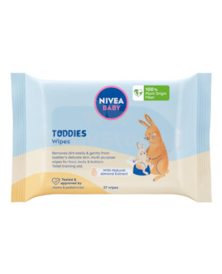 NIVEA BABY 80571 Toddies A57 servetėlės