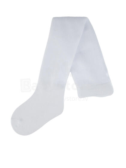 NOVITI RB001-U-01 Cotton tights plain white 116/122