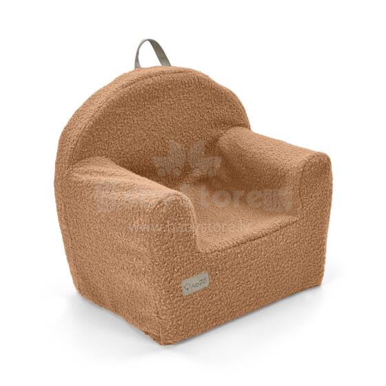 ALBERO MIO Foam boucle fotelis raudonas