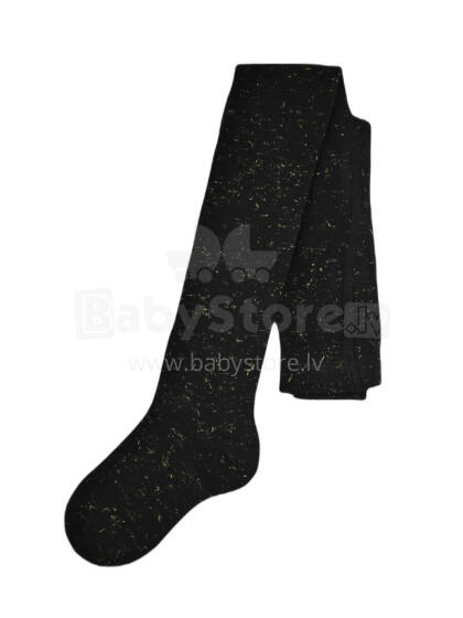 NOVITI RB002-G-03 Cotton tights black gold lurex 92/98
