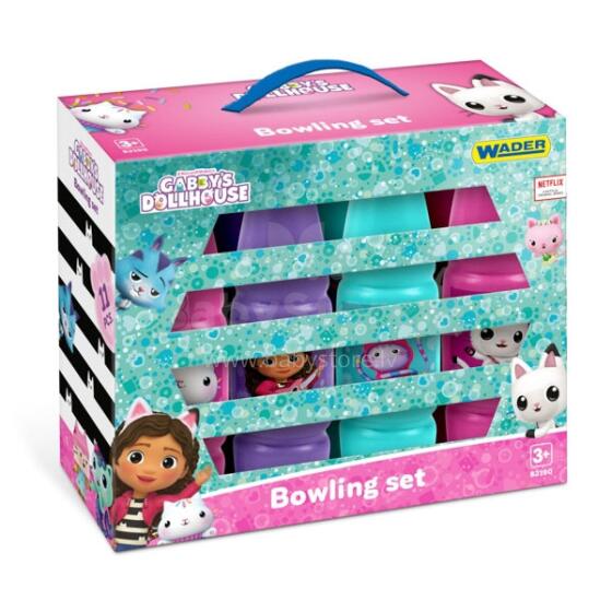 WADER 82190 Kartoninis boulingas Gabby's lėlių namelis