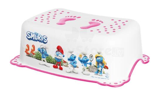 MALTEX Footstool 2K Smurfs balta/rožinė