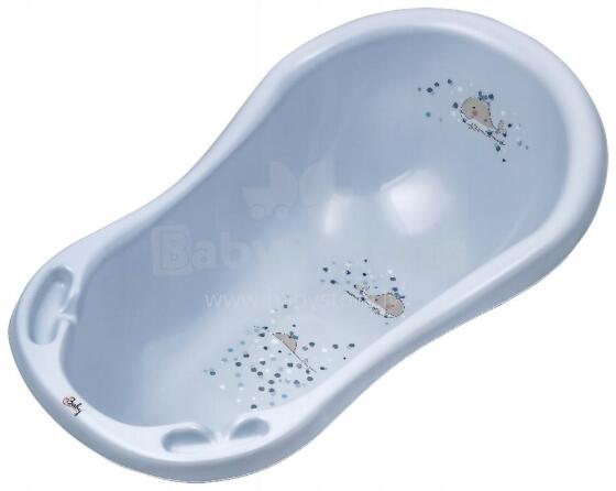 MALTEX Vonia 84cm su kamščiu Banginio satino mėlyna
