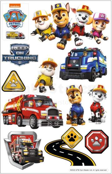 MARKO SRPP-017 Paw Patrol sienos apdaila 4 simboliai