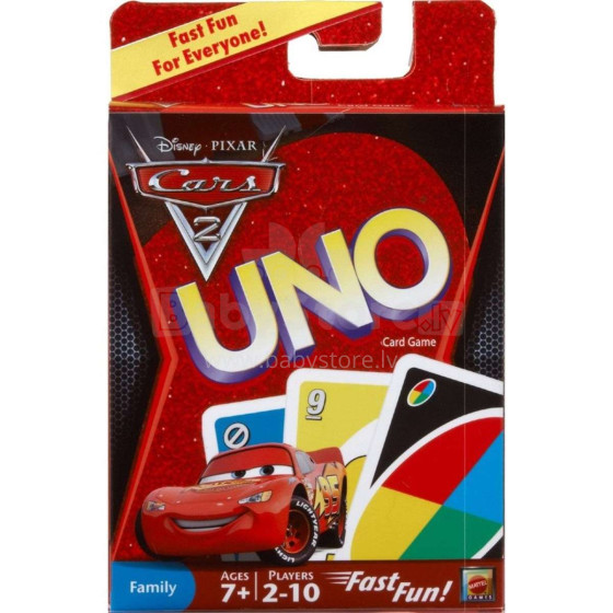 Mattel Uno Art.T8230  Настольная игра карты UNO `Vāģi`