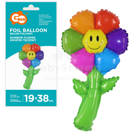 I-Toys Balon Art.237461 Gelio rutulys Gėlė 19x38