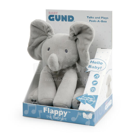 GUND Pliušinis drambliukas Flapis, 30 cm