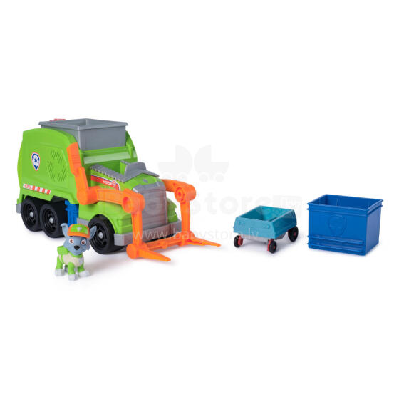 PAW PATROL transporto priemonė Sustainable Rocky Deluxe Vehicle, 6071248