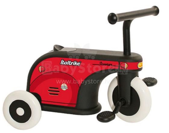 Italtrike La Cosa 2 Red 2 in 1 Art.238319  Детский трёхколёсный велосипед