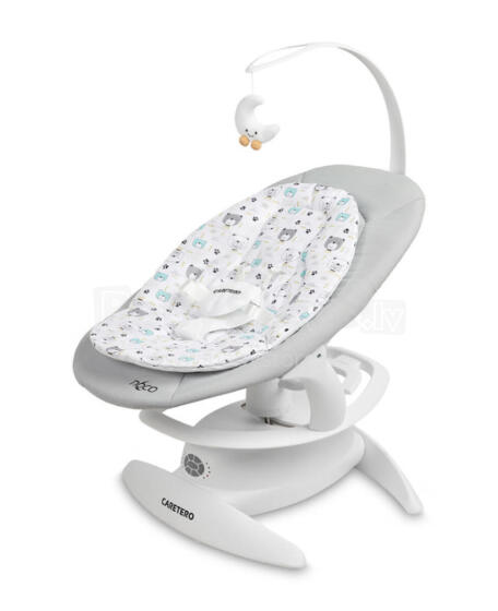 Bebe Basic Rocker Noco Art.239260 Grey Vaikiškos 2 viename sūpynės-gultai