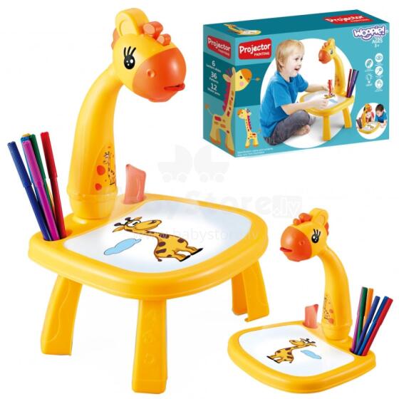 WOOPIE 45456 Piešimo lentos projektorius Žirafa