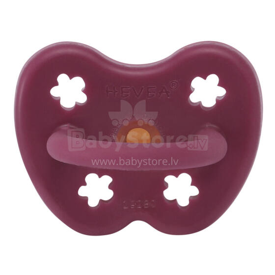 Hevea Round Stars Moon  Art.239415 Ruby Red Anatominis / ortopedinis latekso jaukas 3-36 mėn