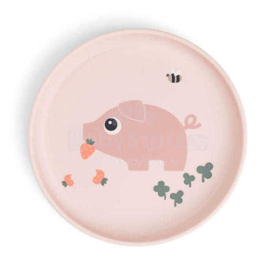 Done by Deer Foodie Plate Art.239470 Tiny farm Powder Vaikiška lėkštė