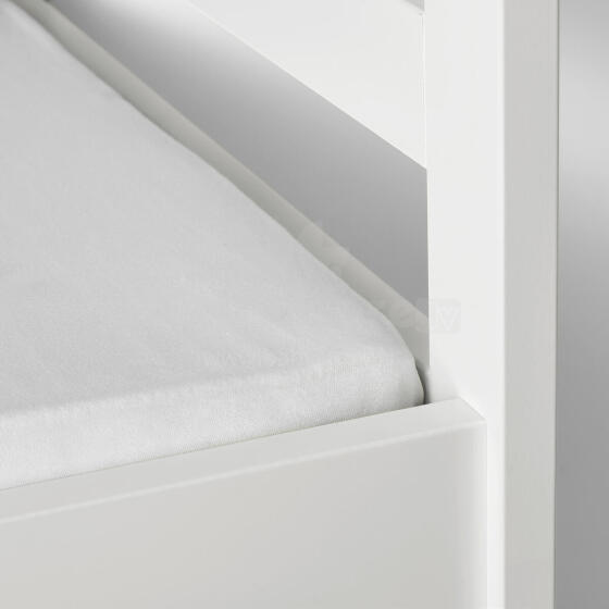 La Bebe™ I-Soft Sheet Art.501.139.38 White  pritaikyta paklodė 120x60 cm