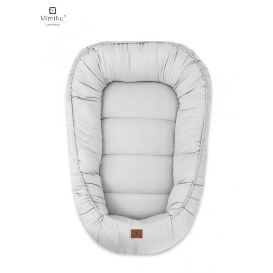 KIECZMERSKI Kūdikių kokonas MIMINU SOFT pilkas
