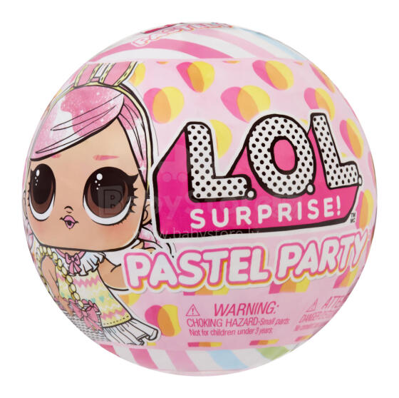 L.O.L. SURPRISE Pastelinė vakarėlio lėlytė