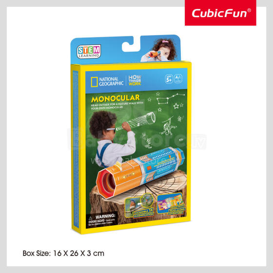 CUBIC FUN National Geographic 3D-palapeli "Monoklis"