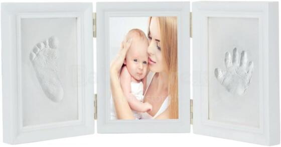 JZK Art for Baby Art.241852  Rankų ir kojų atspaudas trijų dalių rėmas