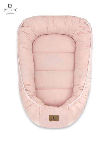 KIECZMERSKI Baby cocoon COTTON MUSLIN pudra rausva 100% medvilnė