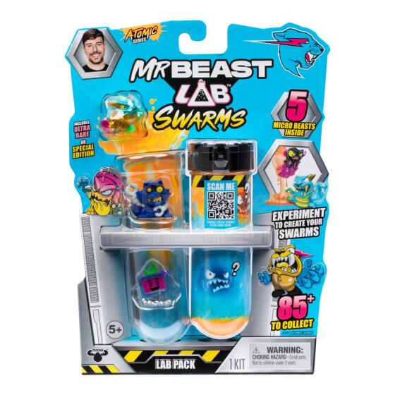 MRBEAST LAB Figūrėlės, 5 vnt., 2,5 cm