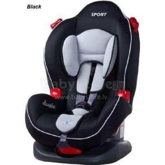 Caretero Art.TERO-0106 Sport Classiс juoda vaikiška automobilinė kėdutė (9-25 kg)