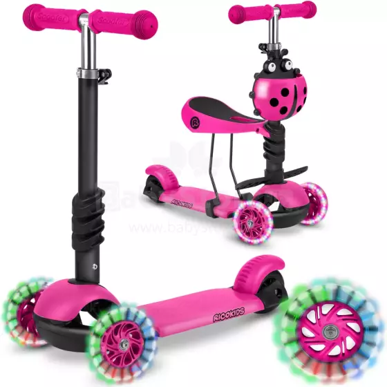 Ricokids Buggy Art.243744 Pink  Triratis motoroleris