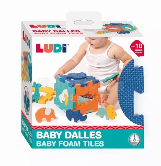 LUDI paklājs-3D puzle, mazie dzīvnieciņi