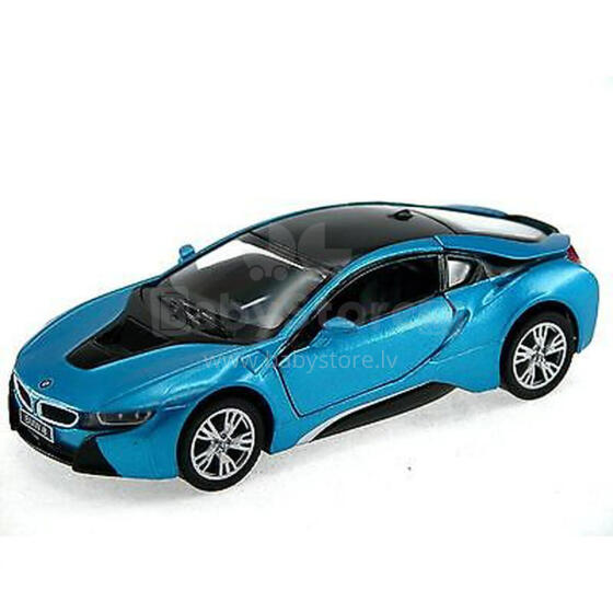 KiNSMART automašīna, BMW i8, zila 
