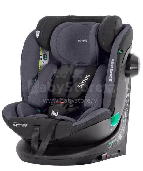 Vaikiška automobilinė kėdutė Carrello Sirius CRL-8808 Harbor Grey