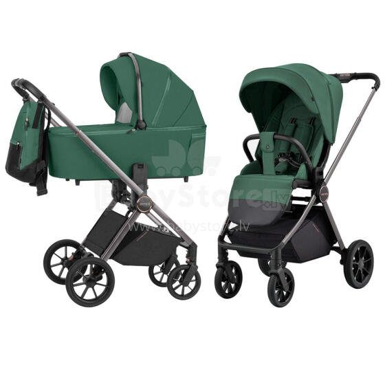 Vaikiškas vežimėlis CARRELLO Ultra CRL-6525 2in1 Morning Green