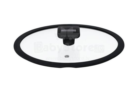 Maku Glass lid w/silicone edge 24 cm