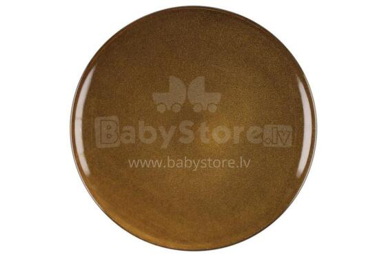 Maku Tones lėkštė 27 cm gintaro spalvos