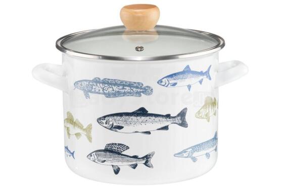 4Living emaliuotas puodas Ahti 20 cm