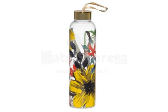 Vandens butelis Flora geltonas 0,55 L