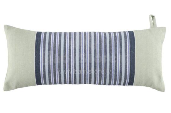 4Living Sauna pagalvėlė su dryžiais, žalia, 55x22 cm