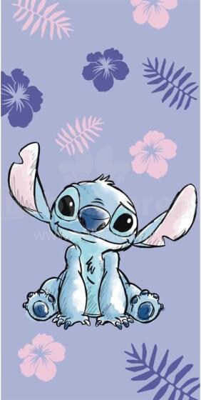 Disney Stitch Towel  Art.247961 Vaikiškas medvilninis rankšluostis 100% medvilnė 70x140cm