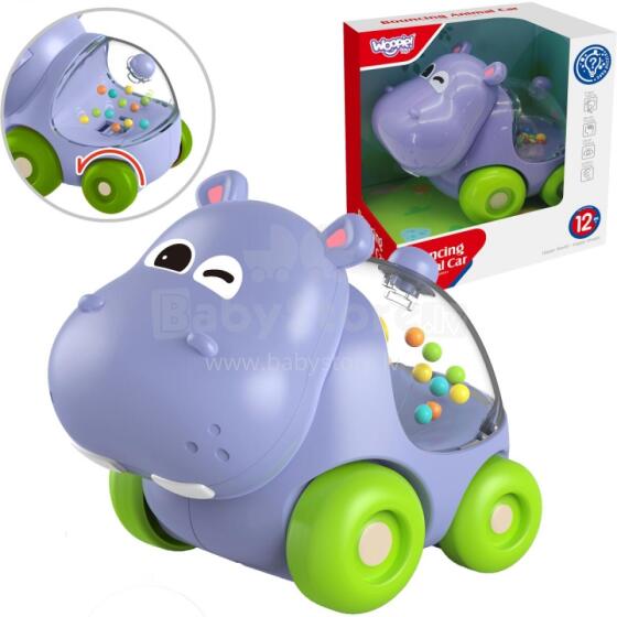 WOOPIE BABY barškutis automobilis-transporto priemonė begemotas
