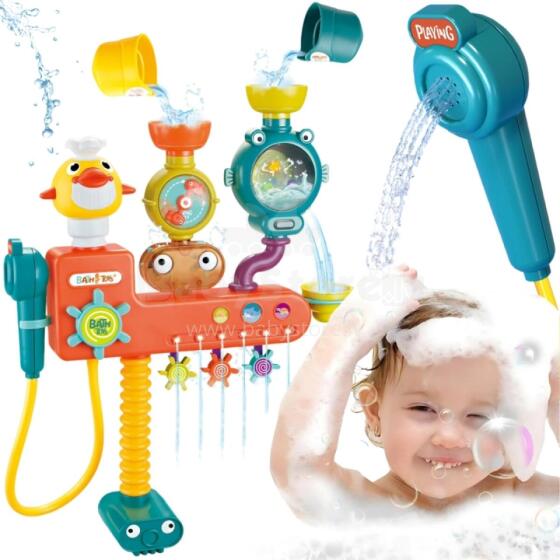 WOOPIE BABY vonios žaislas, maišytuvas, dušo fontanas, perpildymo antis