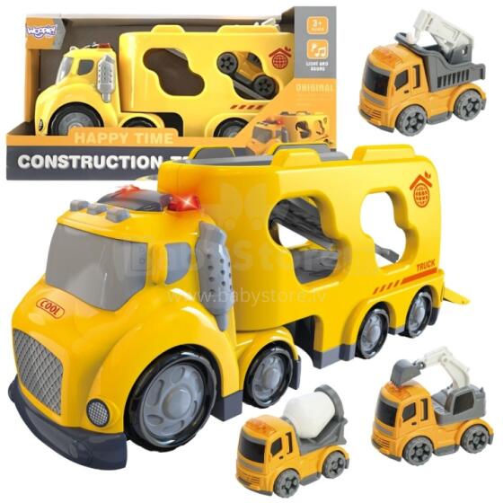 WOOPIE Big Yellow City Truck Sound and Light Effects