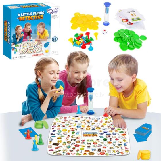 WOOPIE stalo žaidimas 2in1 Mažasis detektyvas + kinietis