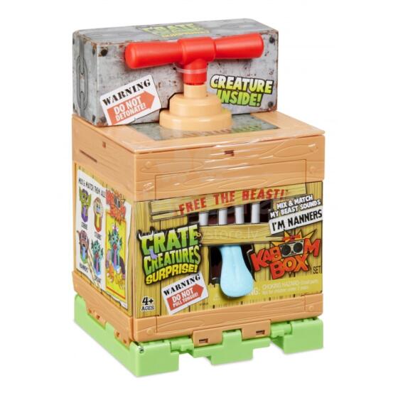 „Crate Creatures“ nustebina „KaBOOM Creature Nanners“.