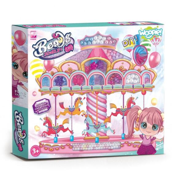 WOOPIE ART&amp;FUN papuošalų gamybos rinkinys apyrankėms, pakabukams, žiedams
