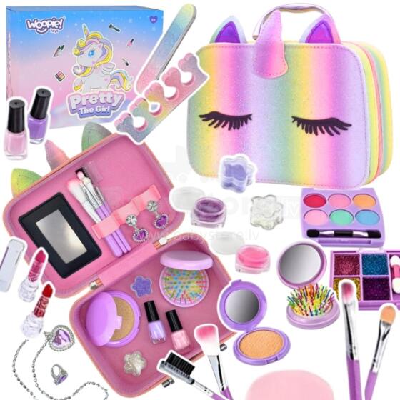 WOOPIE ART&amp;FUN makiažo rinkinys, kosmetinė dėžutėje, 27 vnt. XXL SPA