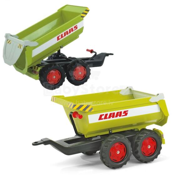 Rolly Toys rollyTrailer Halfpipe CLAAS savivartė priekaba