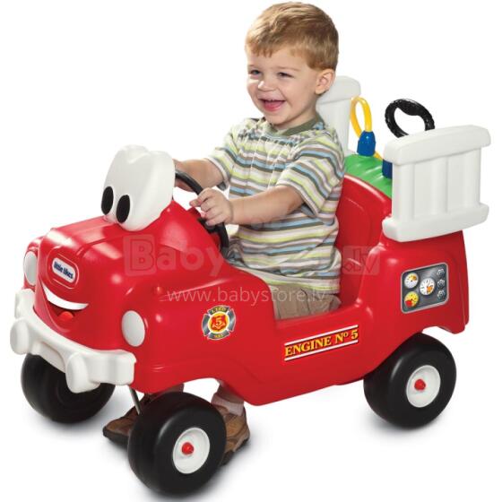 „Little Tikes“ važiuojamasis automobilis, gaisrinė su pompa