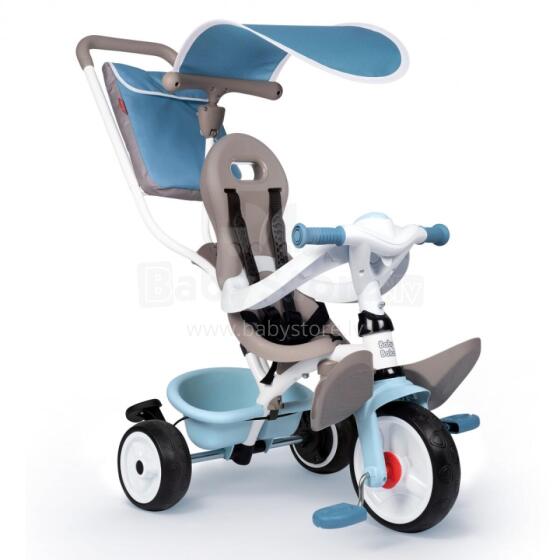 SMOBY Baby Balade Plus triratis, mėlynas