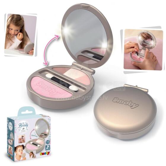 SMOBY My Beauty kompaktiška pudra su veidrodėliu ir šviesa