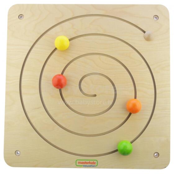 MASTERKIDZ Montessori spiralinis labirintas-stumdoma lenta