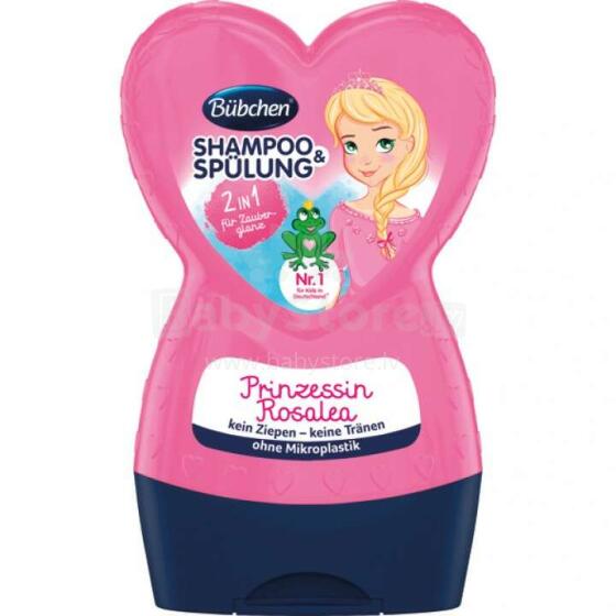 Bubchen Princess Rosalea 2in1 Art.TL23 šampūnas ir kondicionierius, 230ml